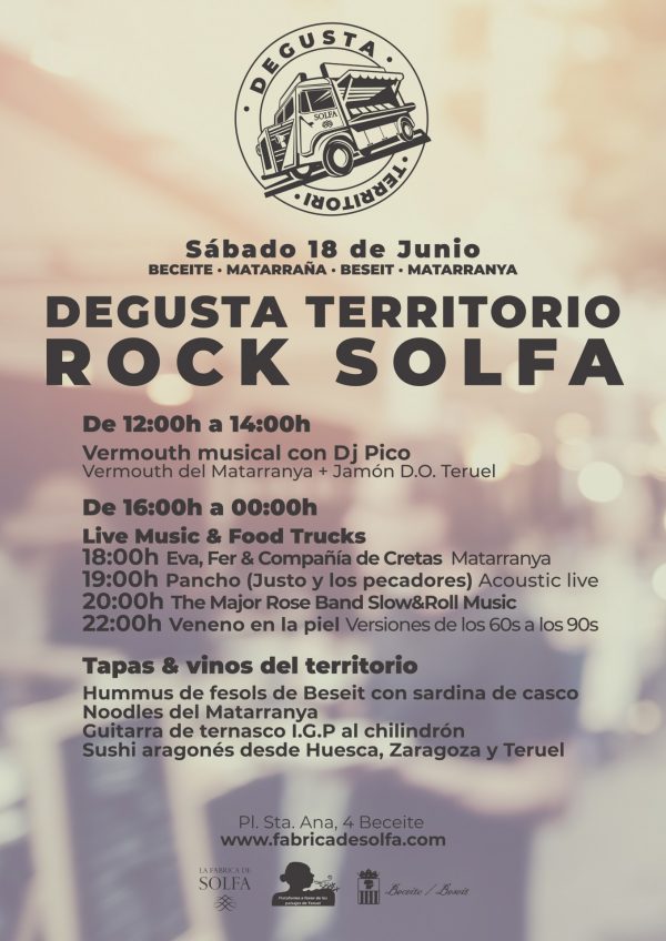Degusta Territorio Rock Solfa - La Fábrica de Solfa