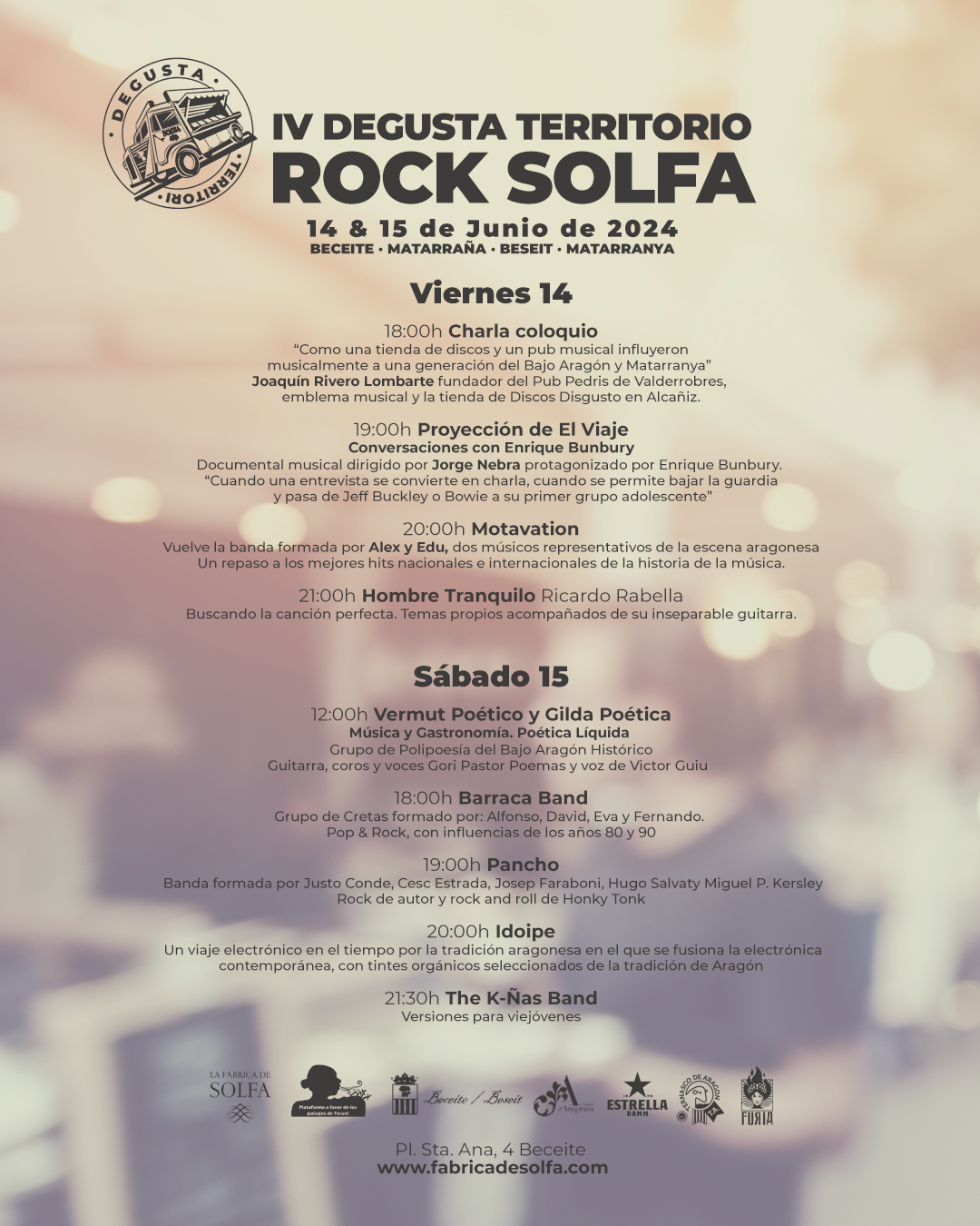 IV Degusta Territorio Rock Solfa - La Fábrica de Solfa